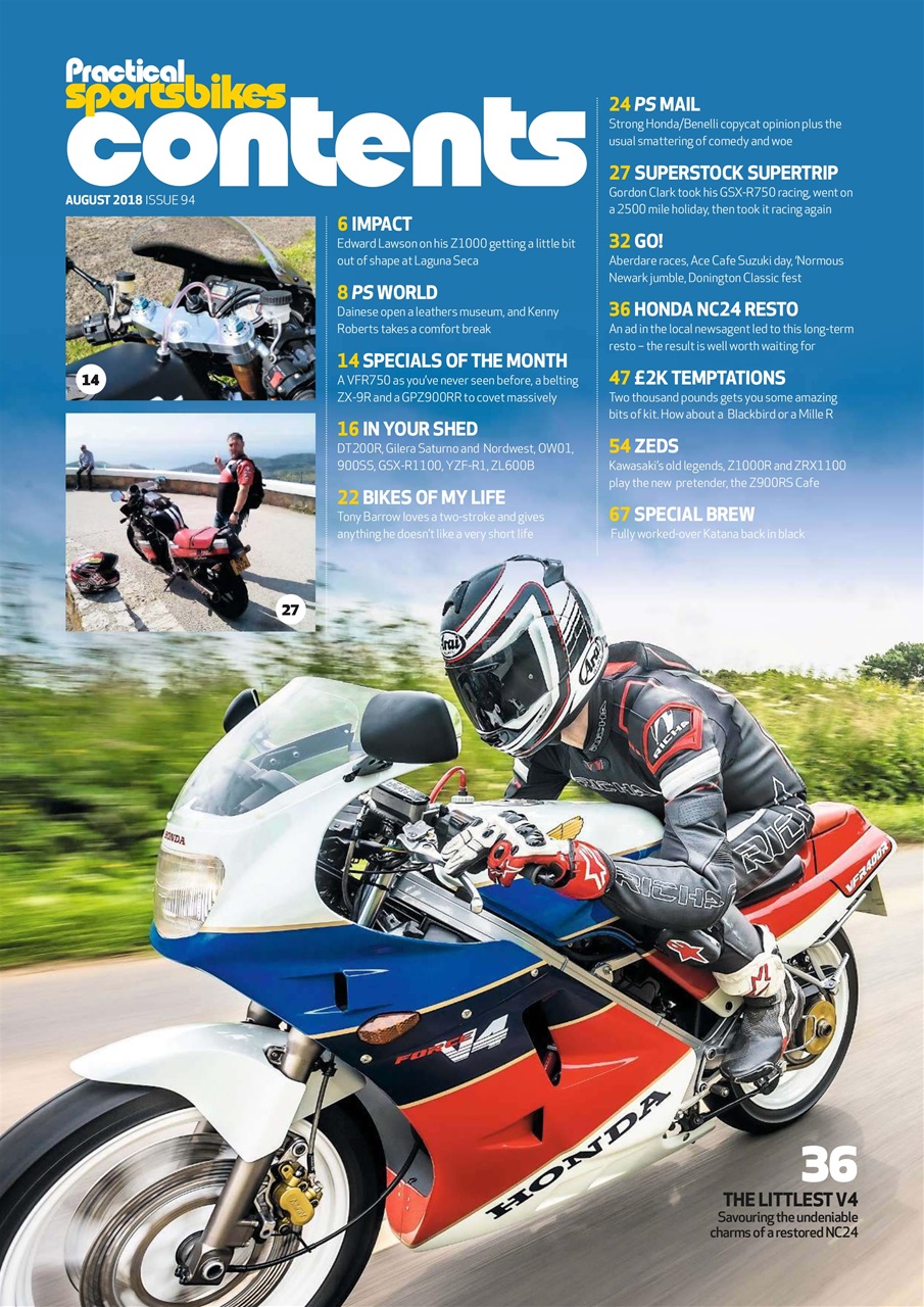 Practical Sportsbikes Preview Pages