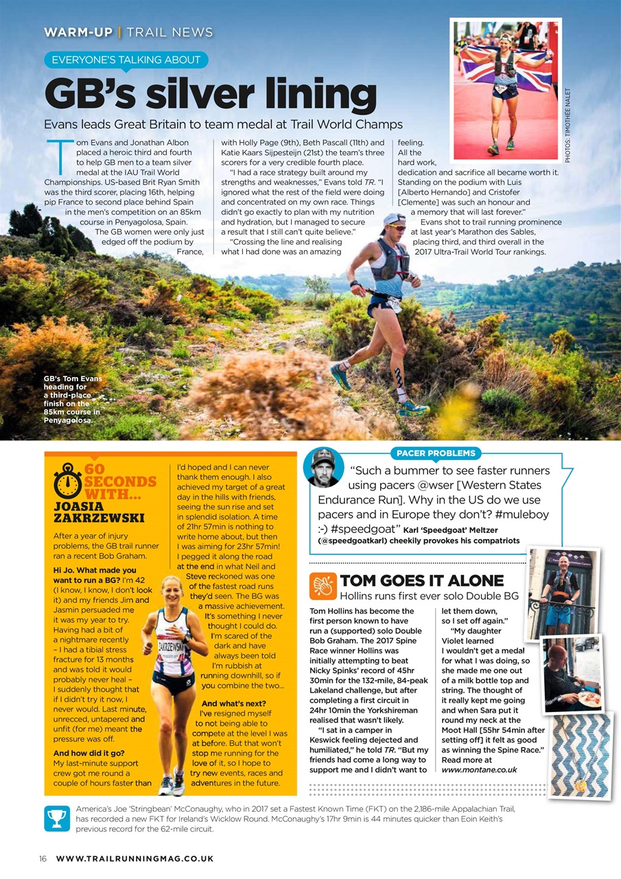 Trail Running Preview Pages