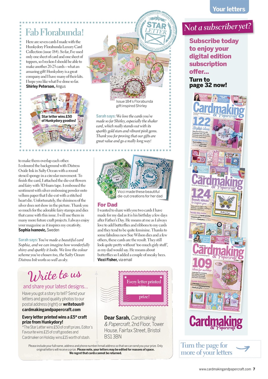 Cardmaking & Papercraft Preview Pages
