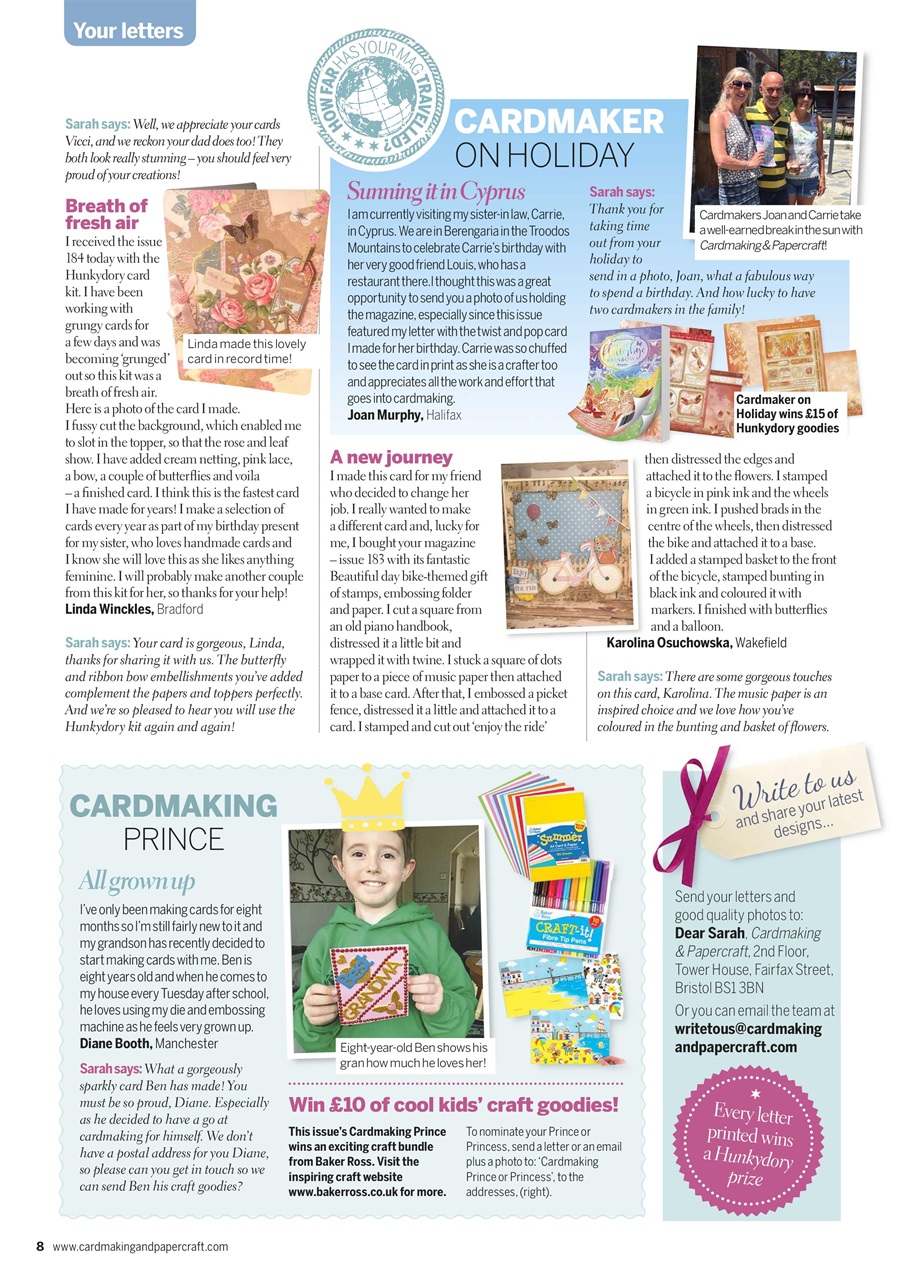Cardmaking & Papercraft Preview Pages