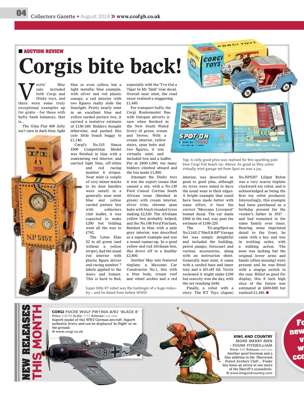 Collectors Gazette Preview Pages