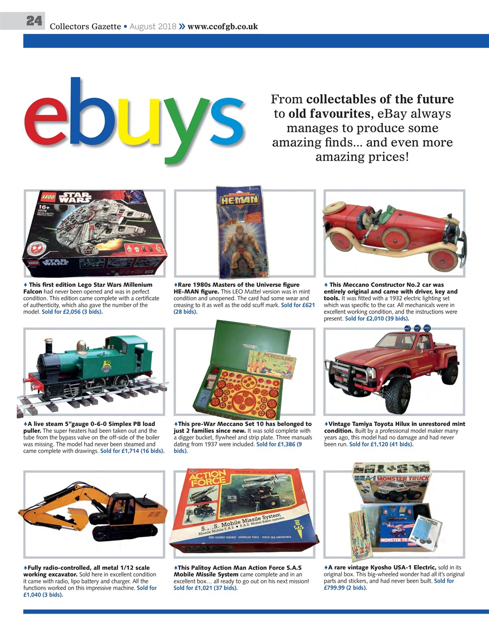 Collectors Gazette Preview Pages
