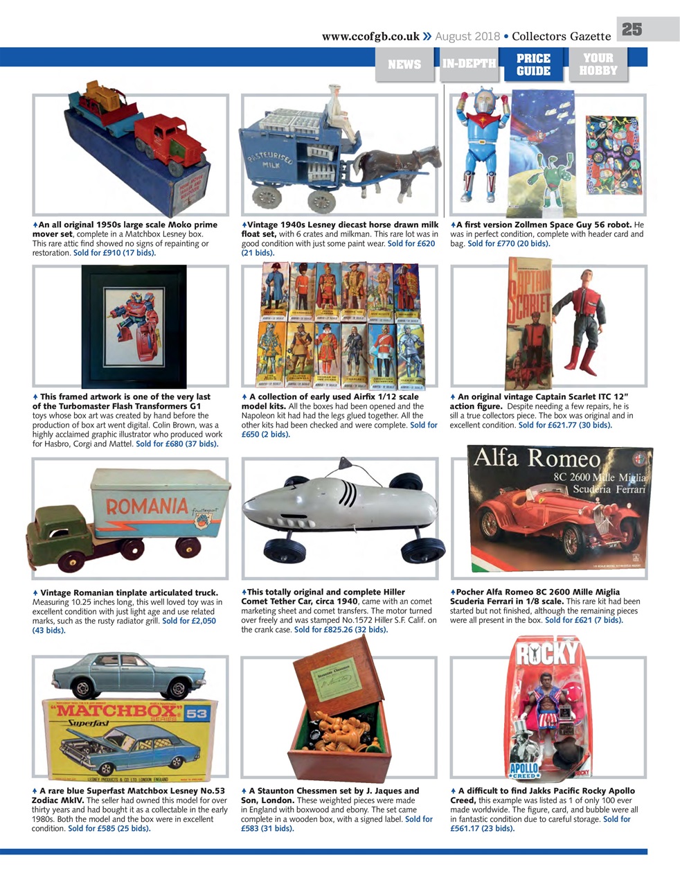 Collectors Gazette Preview Pages