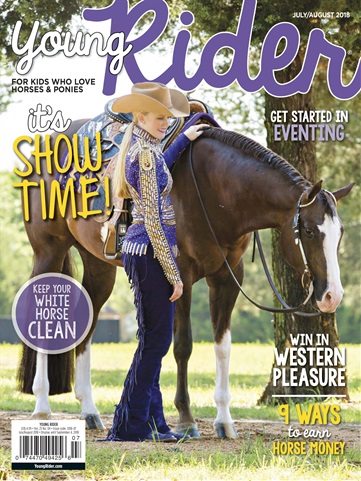 Young Rider Magazine issue July/Aug 2018