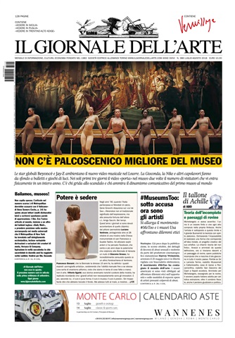 Il Giornale Dell’Arte issue Luglio-Agosto