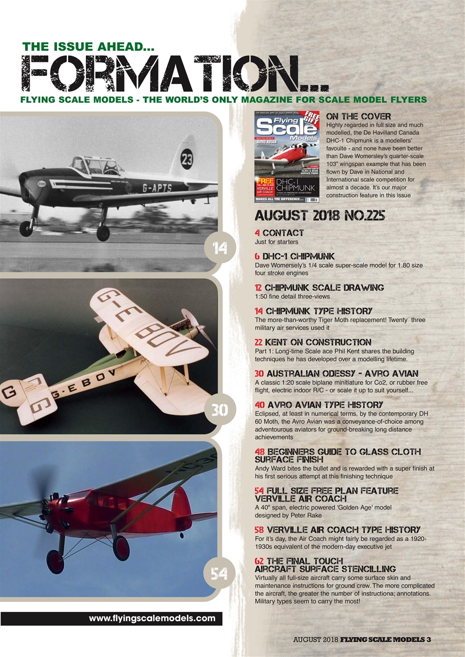 Radio Control Model Flyer Preview Pages