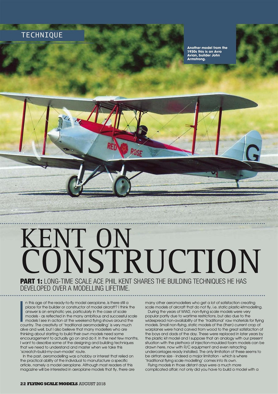 Radio Control Model Flyer Preview Pages