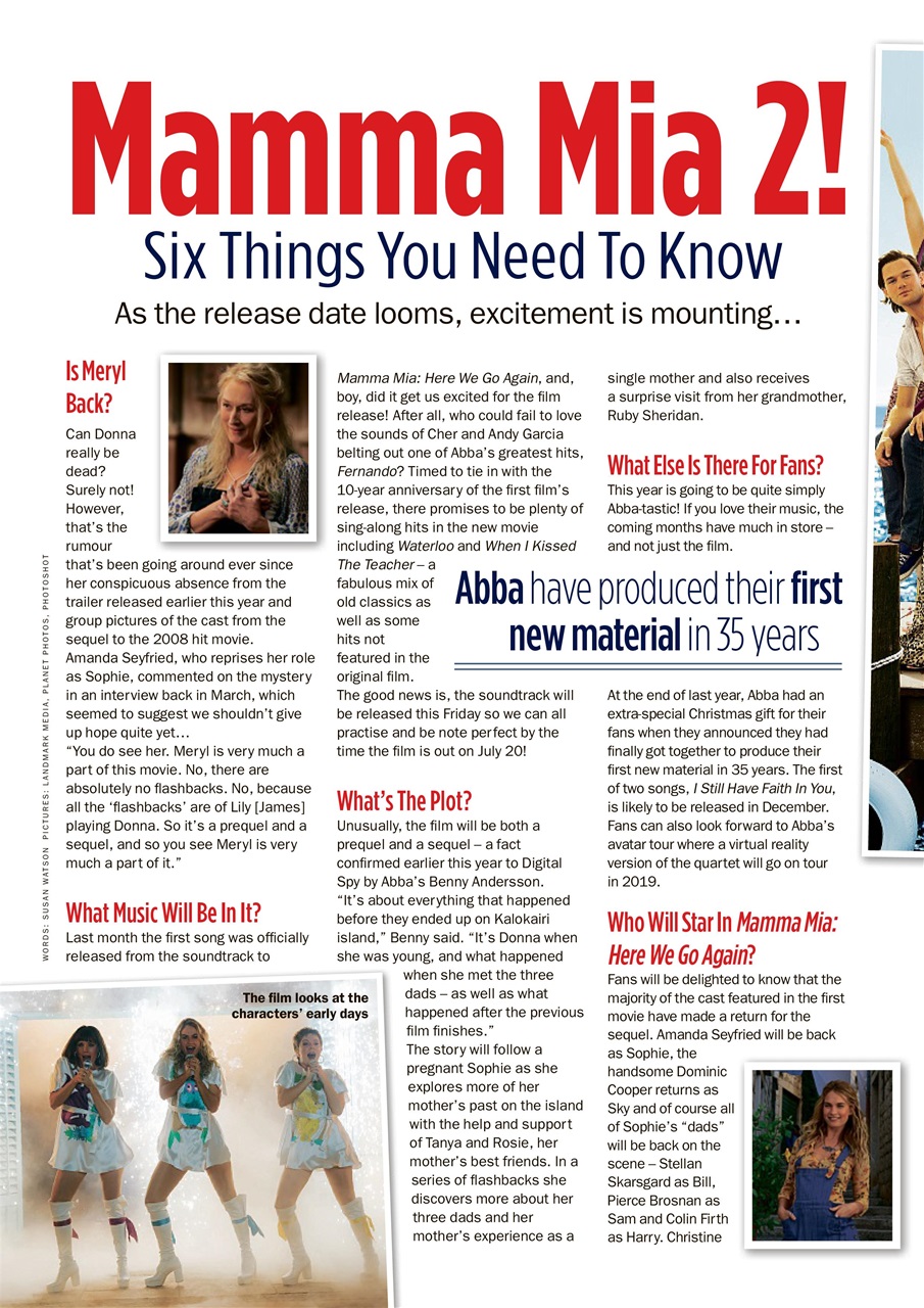 My Weekly Preview Pages