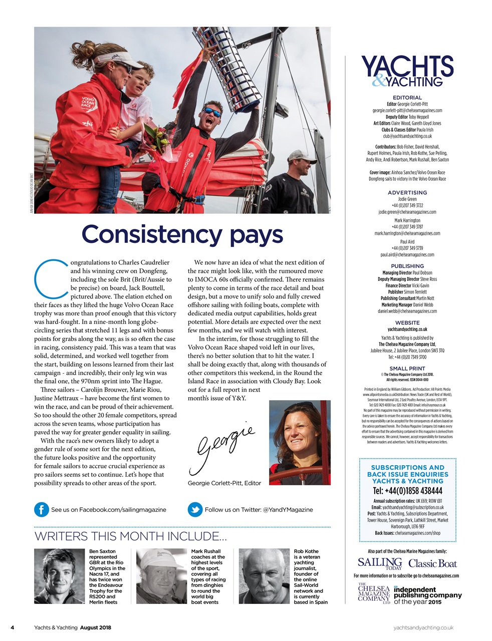 Yachts & Yachting Preview Pages