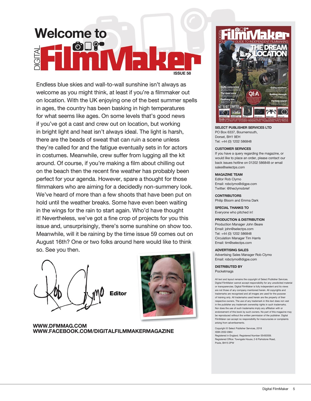 Digital FilmMaker Preview Pages