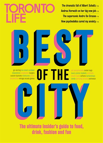 Toronto Life issue August 2018