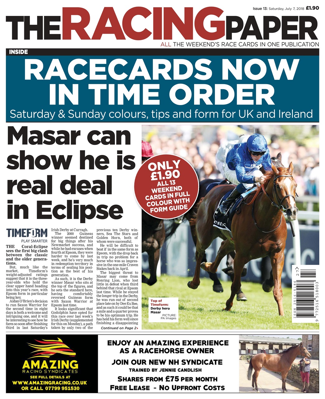 The Racing Paper Preview Pages
