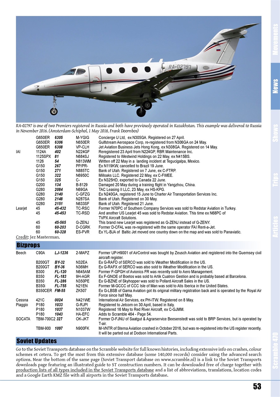 Scramble Magazine Preview Pages