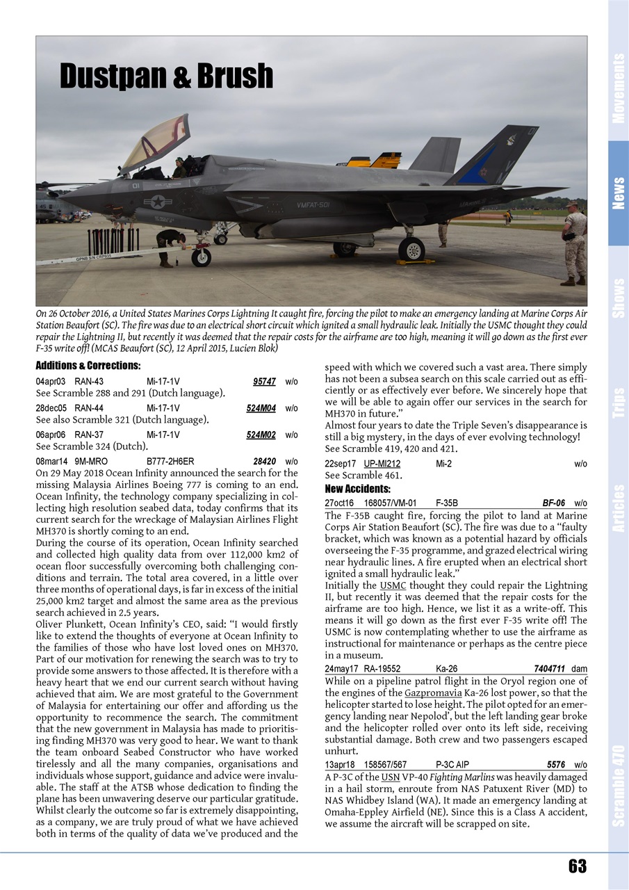 Scramble Magazine Preview Pages