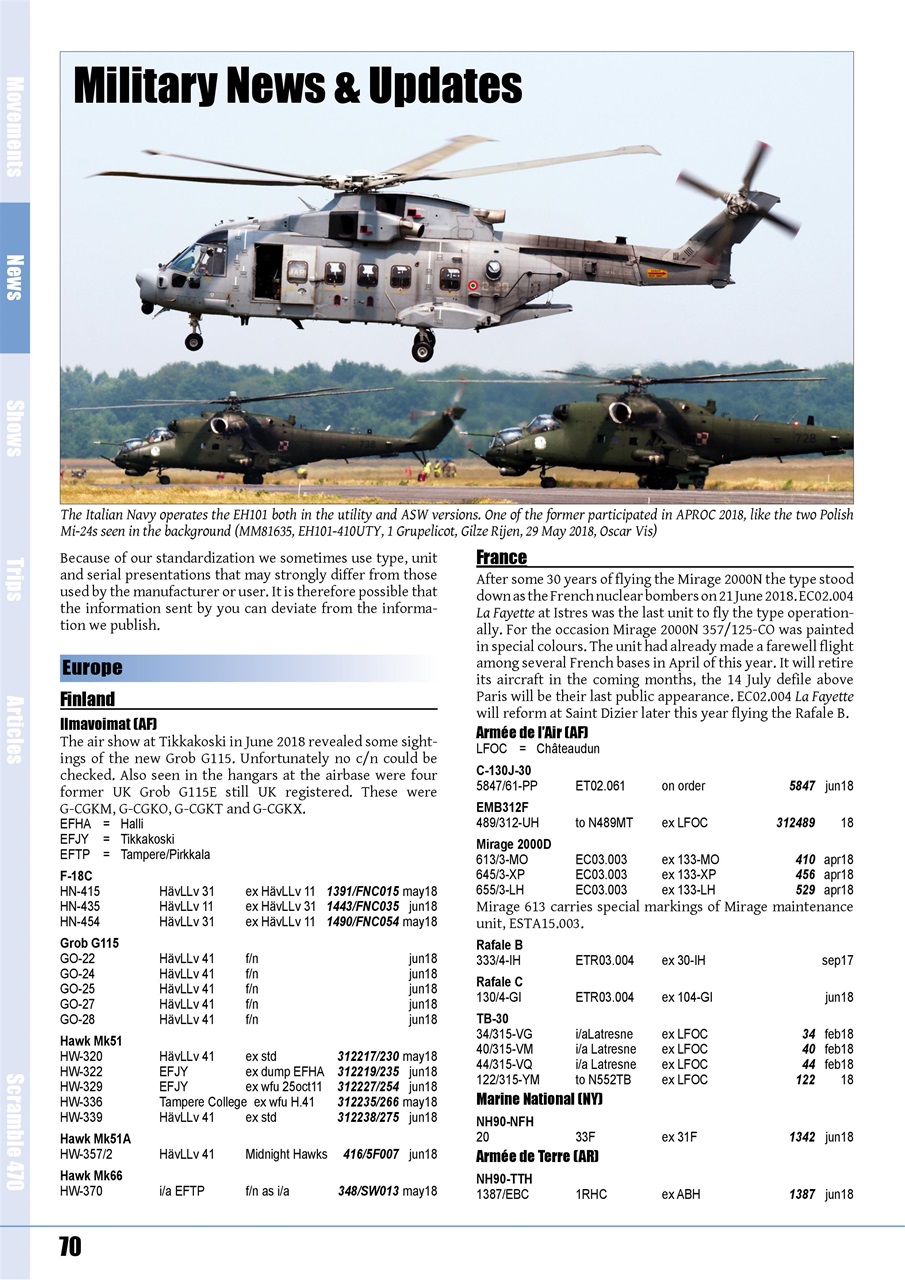 Scramble Magazine Preview Pages