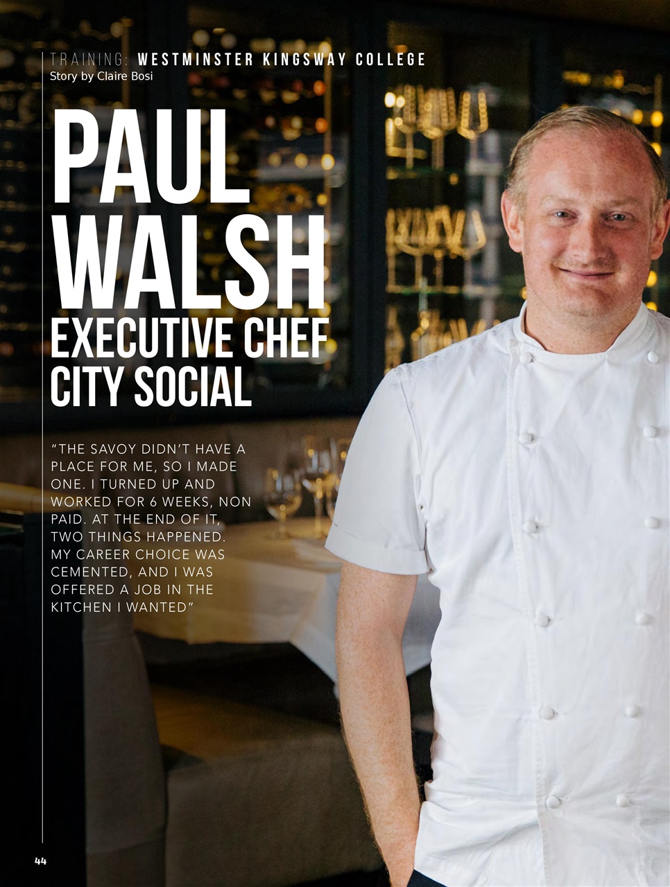 Chef & Restaurant Magazine Preview Pages