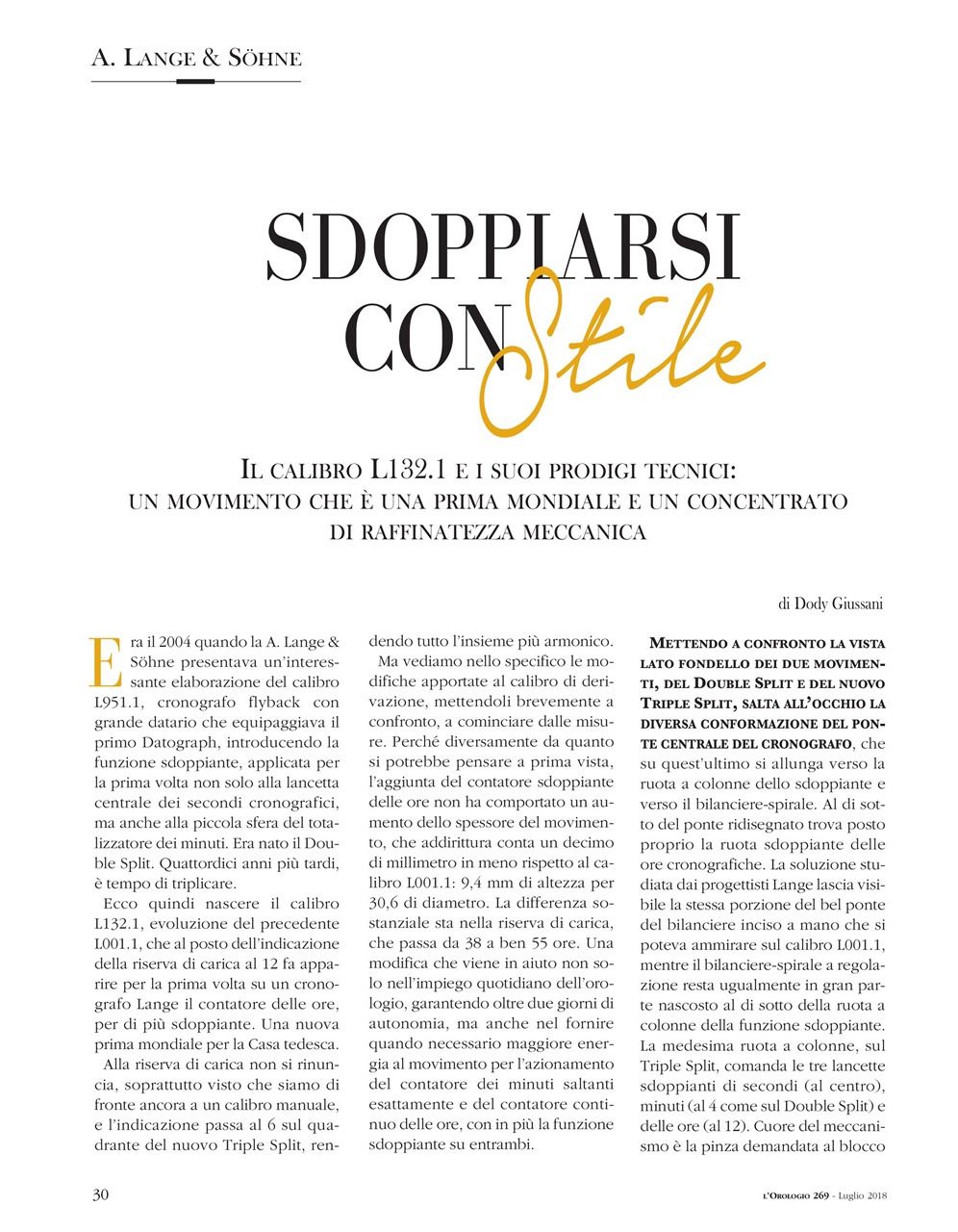 L'Orologio Preview Pages