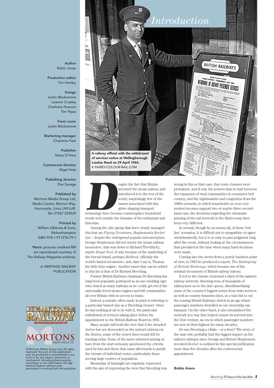 Heritage Railway Preview Pages