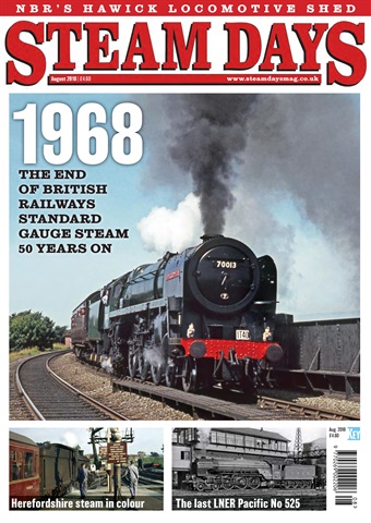 Steam Days issue   August 2018