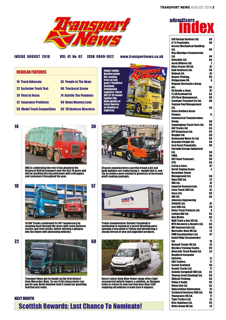 Transport News Preview Pages