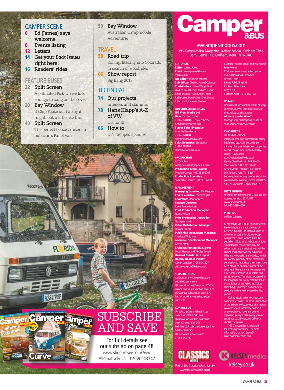 VW Camper Preview Pages