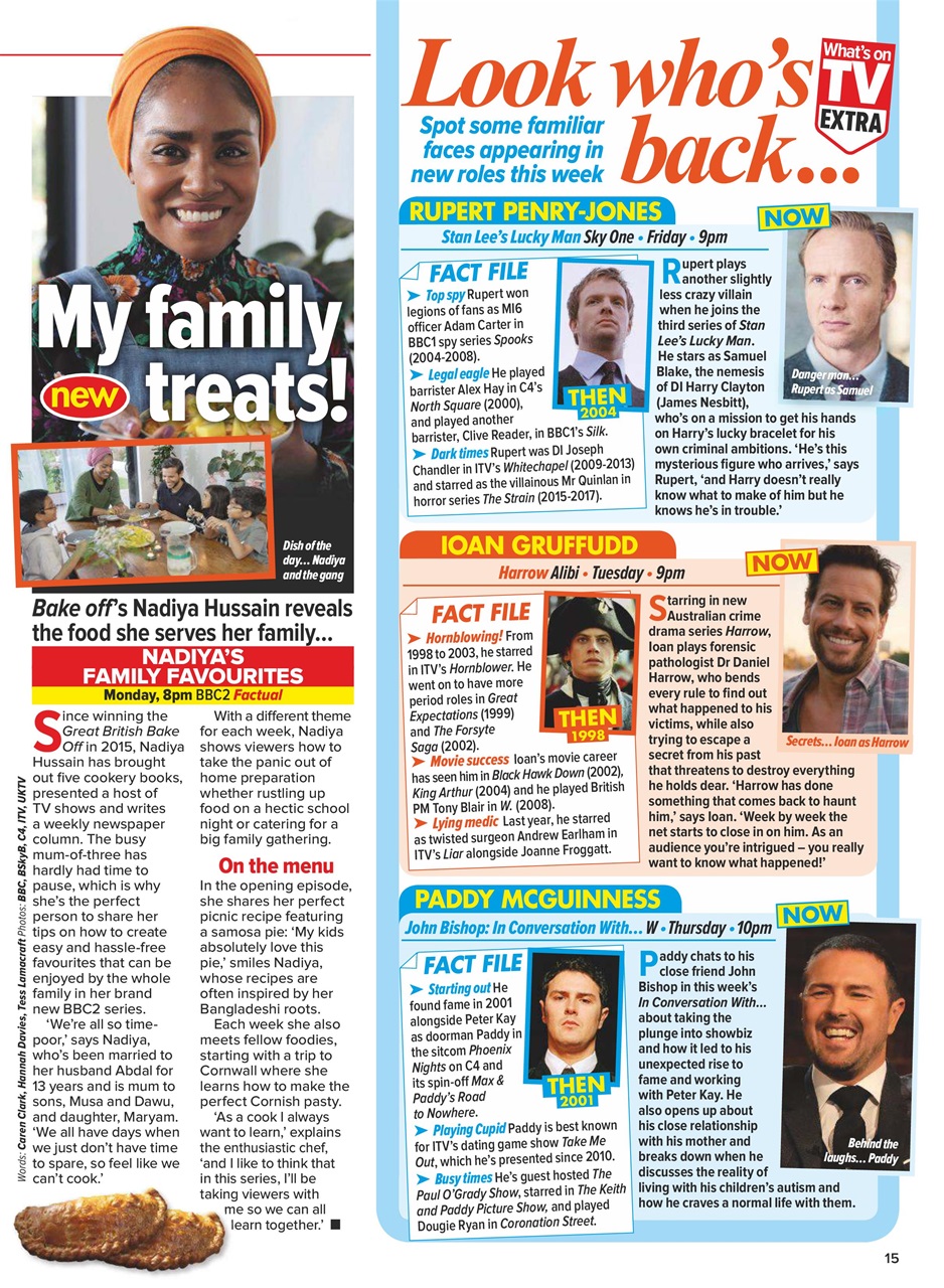 What's on TV Preview Pages