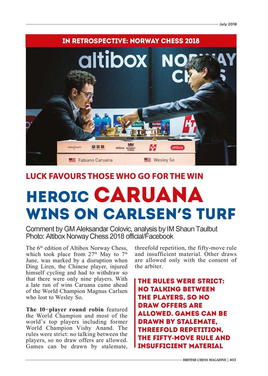 British Chess Magazine Preview Pages