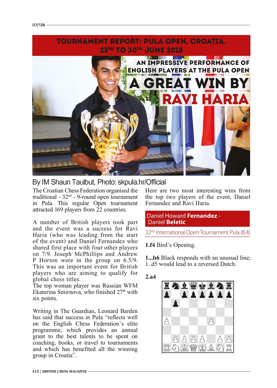 British Chess Magazine Preview Pages