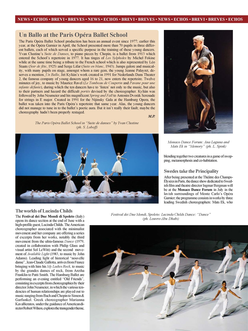 BALLET2000 English Edition Preview Pages