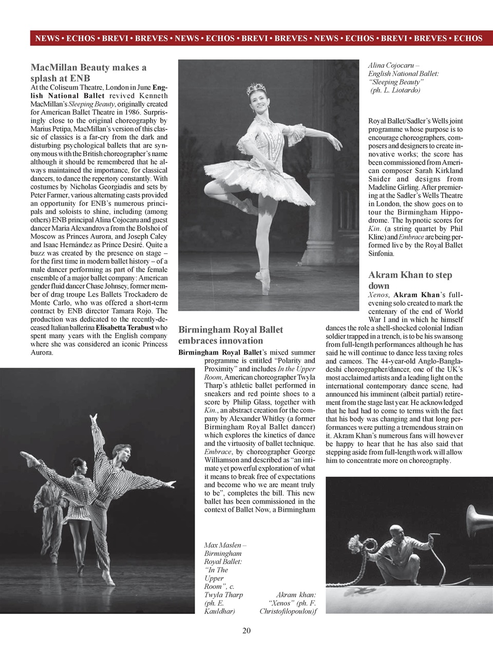 BALLET2000 English Edition Preview Pages