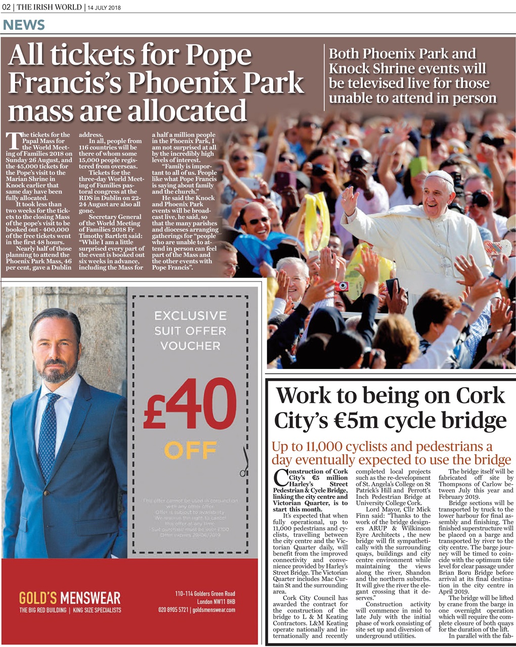 Irish World Preview Pages