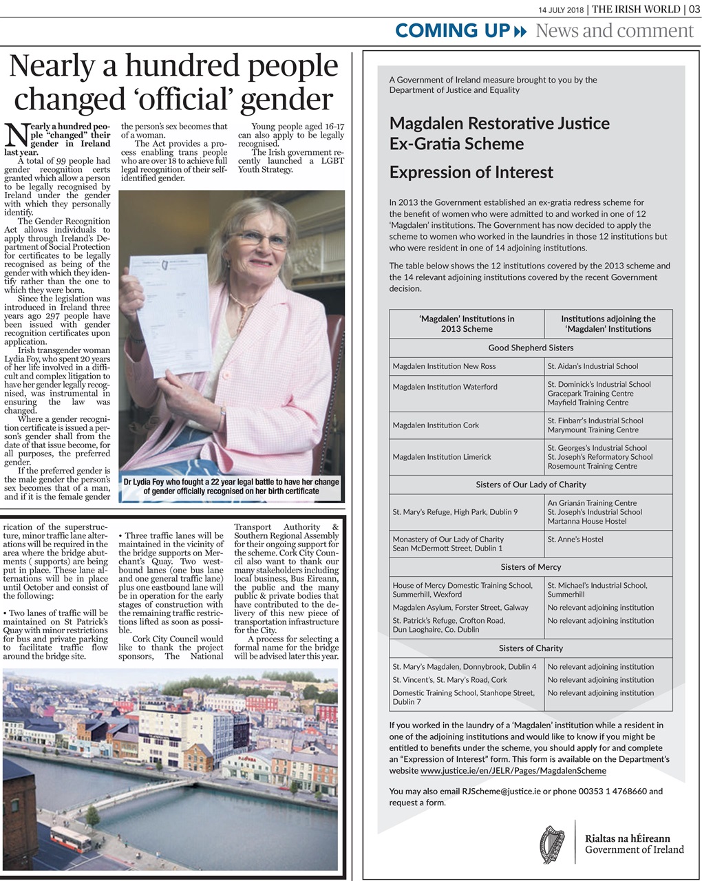 Irish World Preview Pages