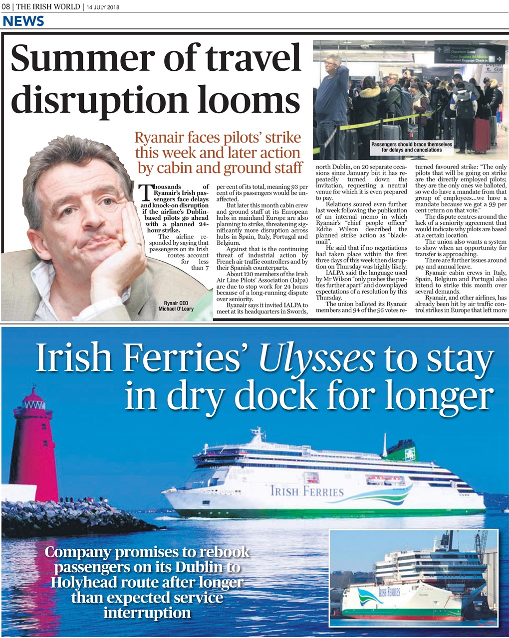 Irish World Preview Pages