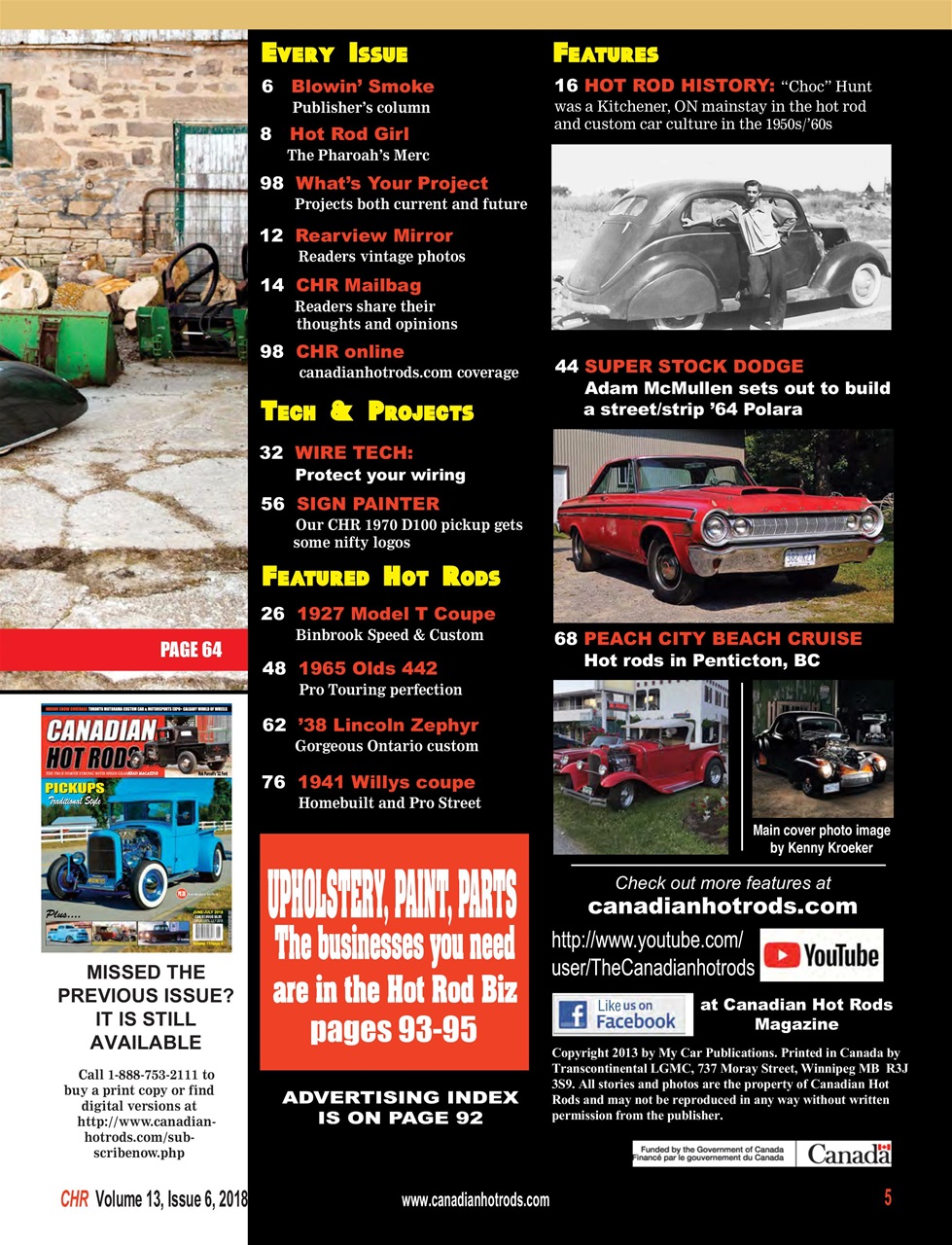 Canadian Hot Rods Preview Pages