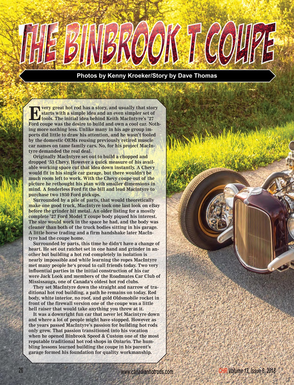 Canadian Hot Rods Preview Pages