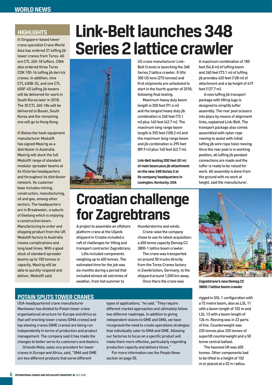 Int. Cranes and Specialized Transp Preview Pages