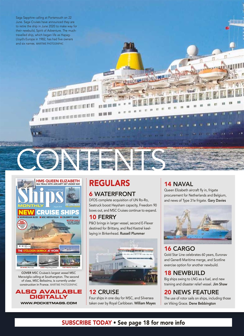 Ships Monthly Preview Pages