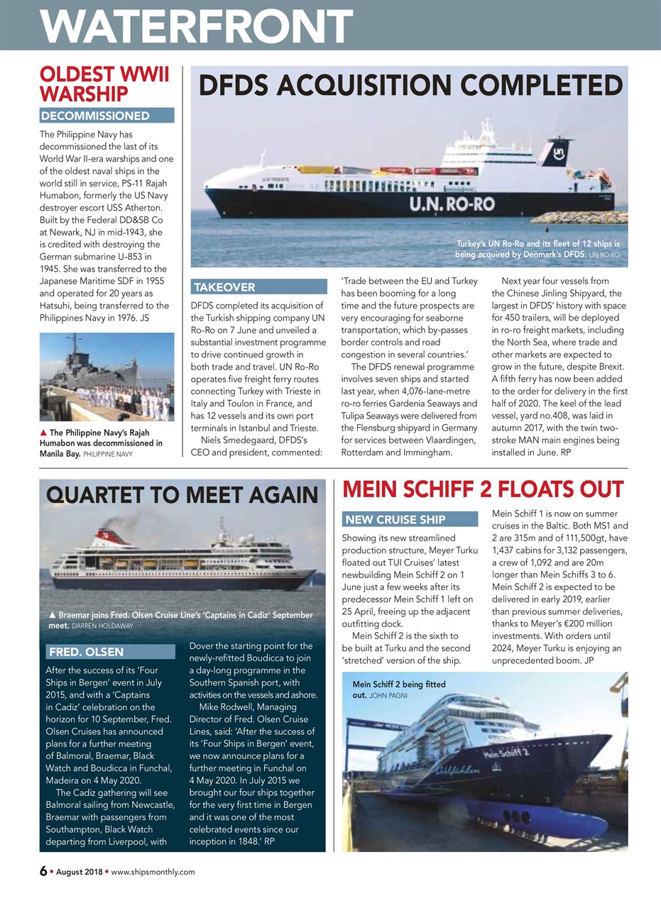 Ships Monthly Preview Pages