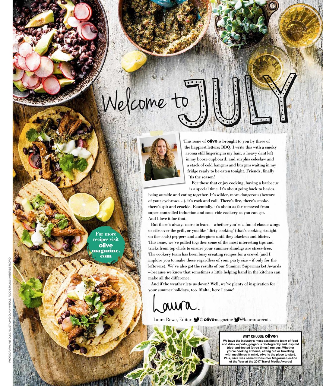 Olive Magazine Preview Pages