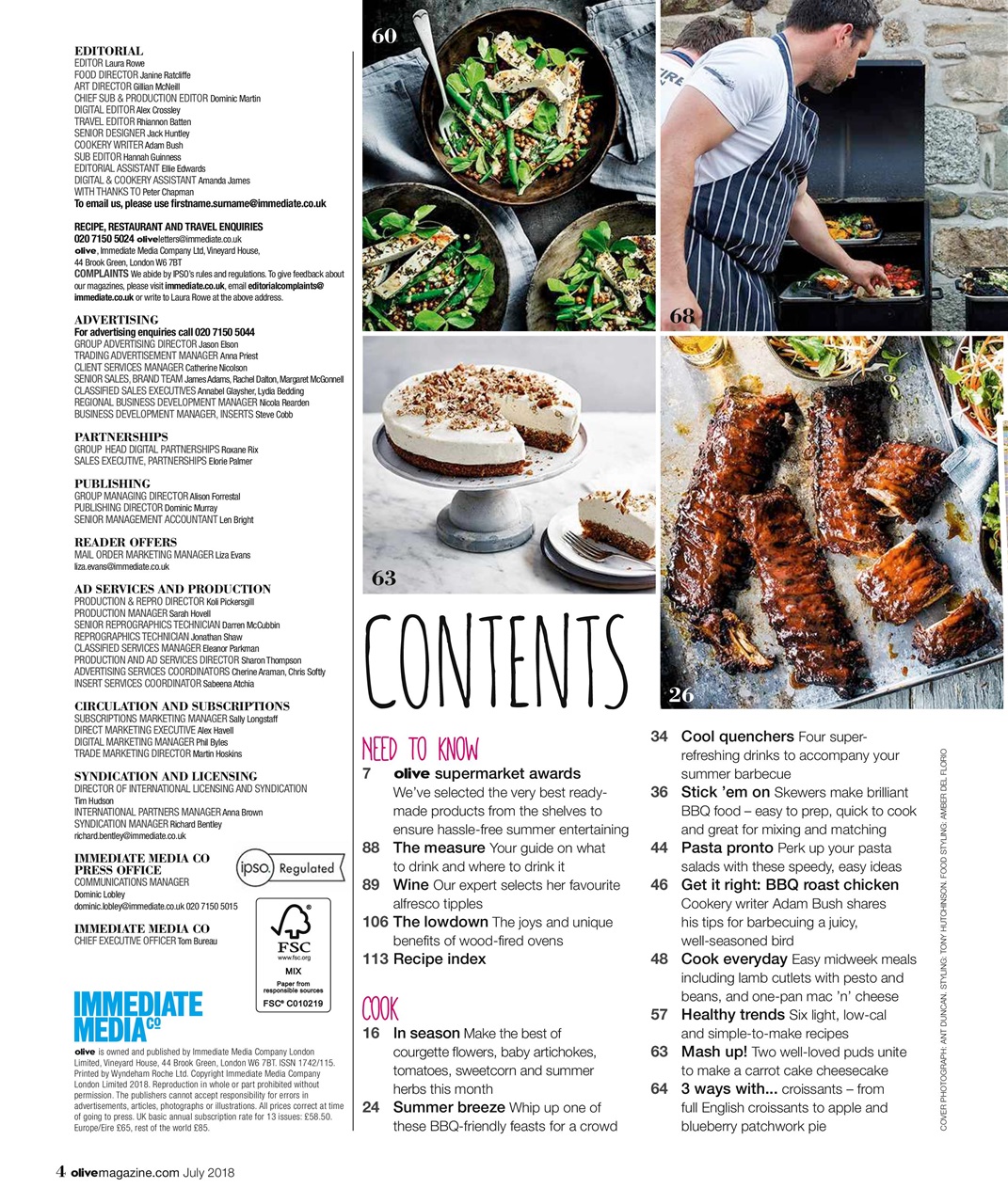 Olive Magazine Preview Pages