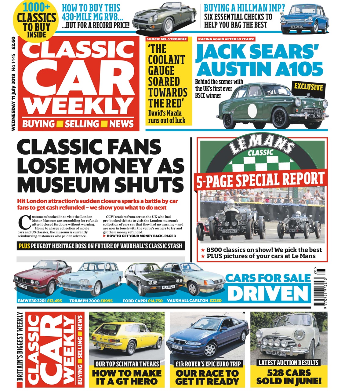 Classic Car Weekly Preview Pages