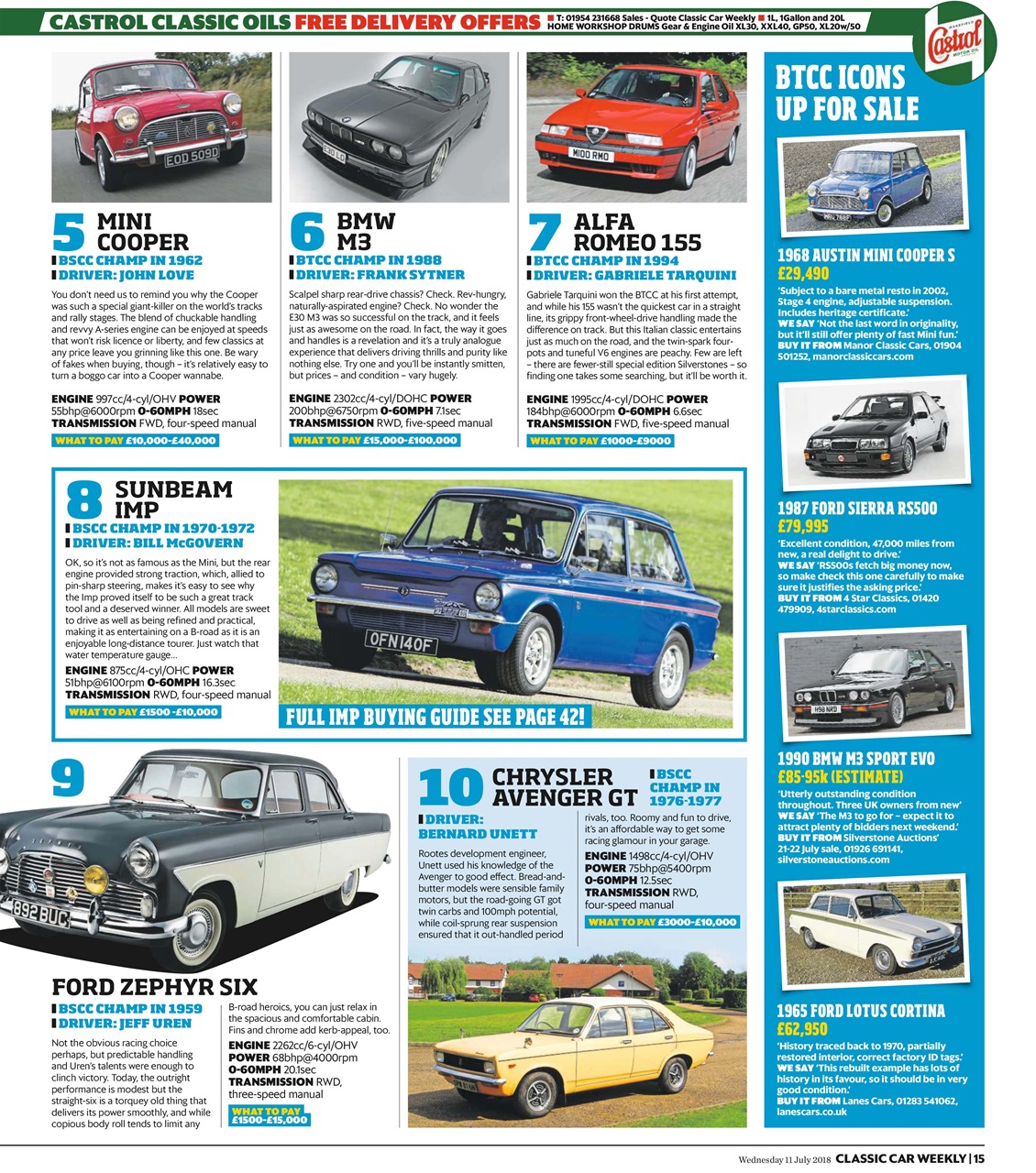 Classic Car Weekly Preview Pages