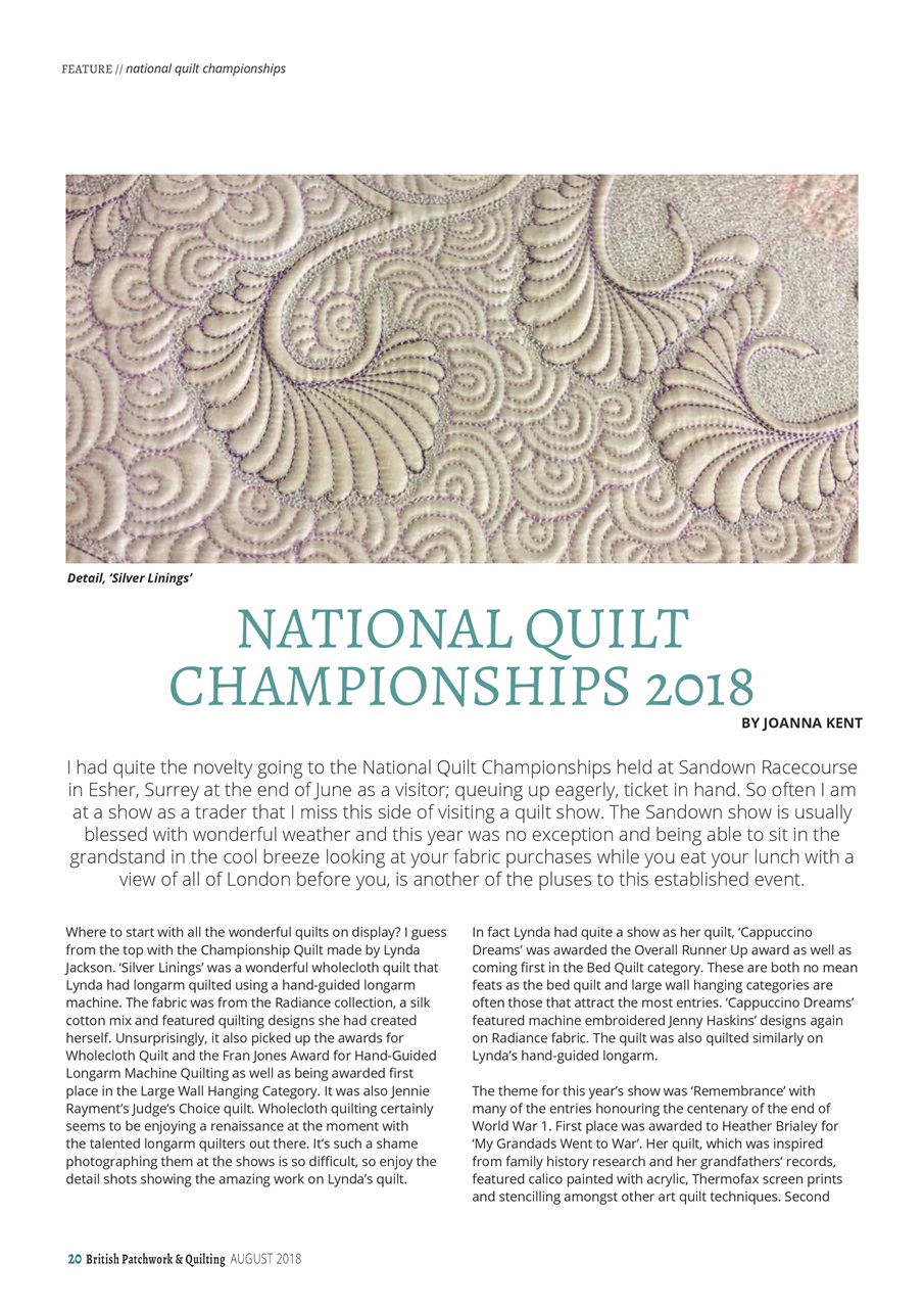 Patchwork and Quilting Preview Pages