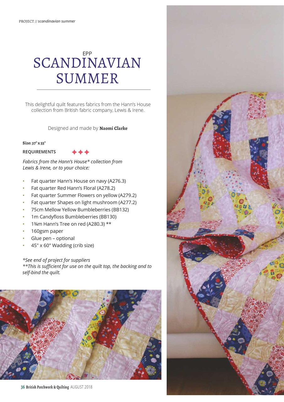 Patchwork and Quilting Preview Pages