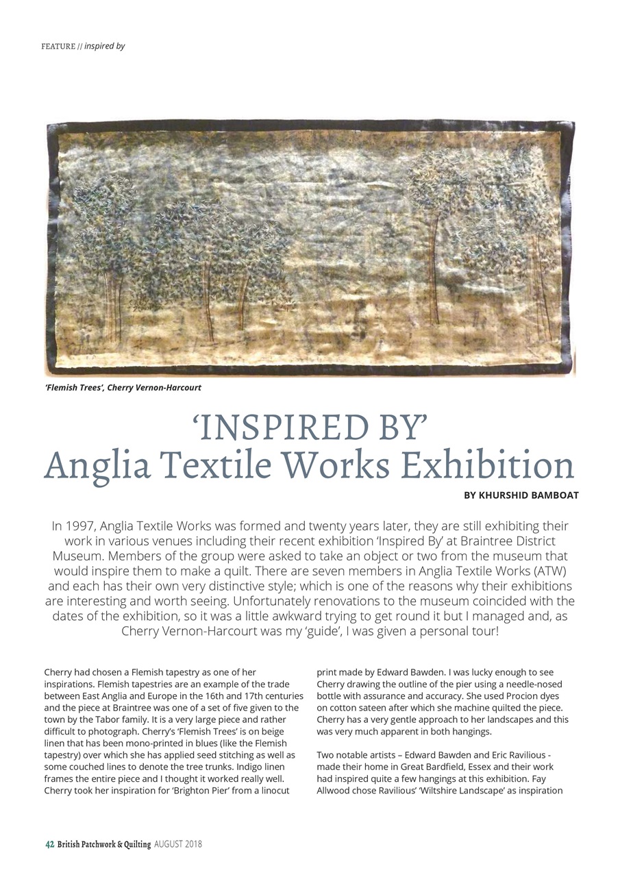 Patchwork and Quilting Preview Pages