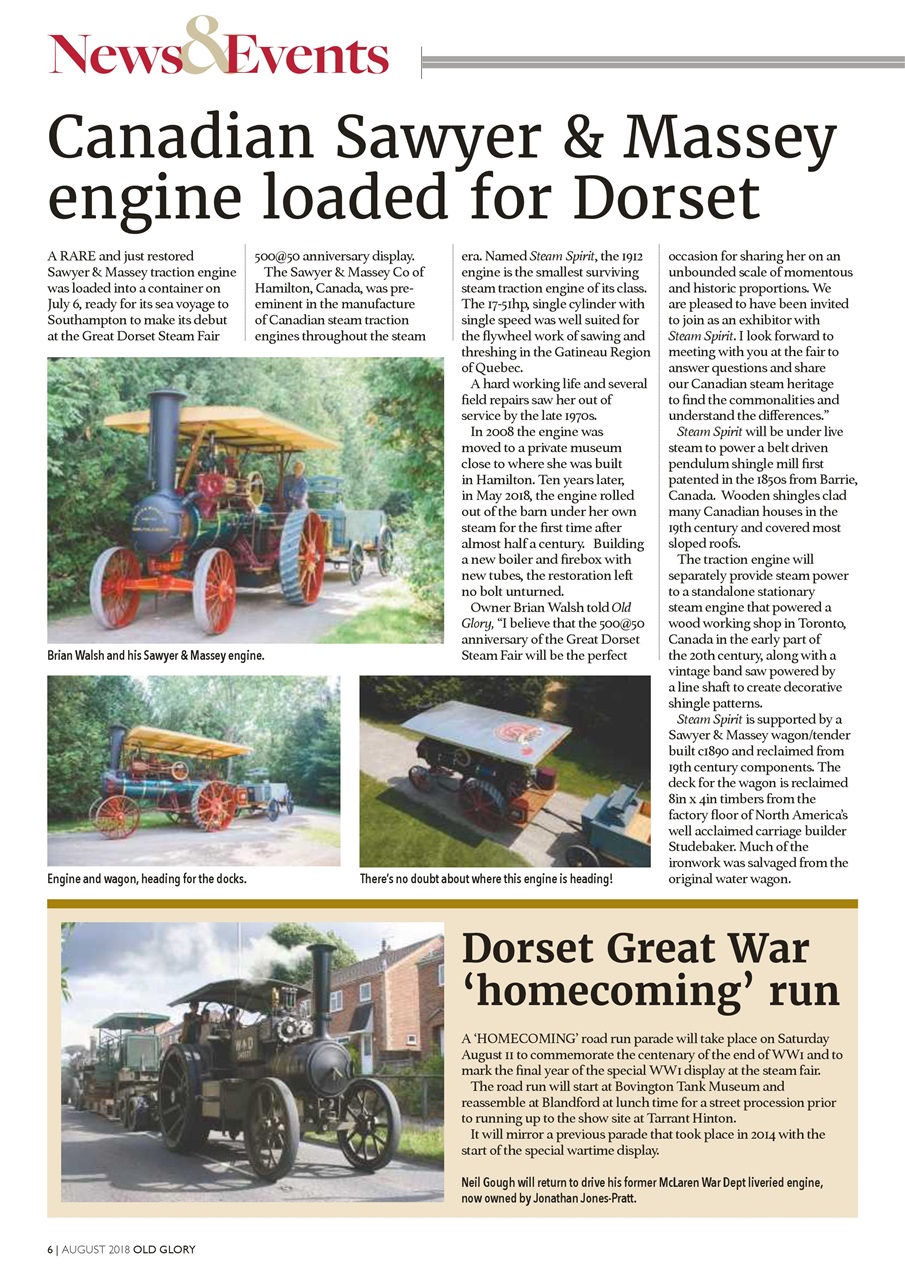 Old Glory Magazine Preview Pages