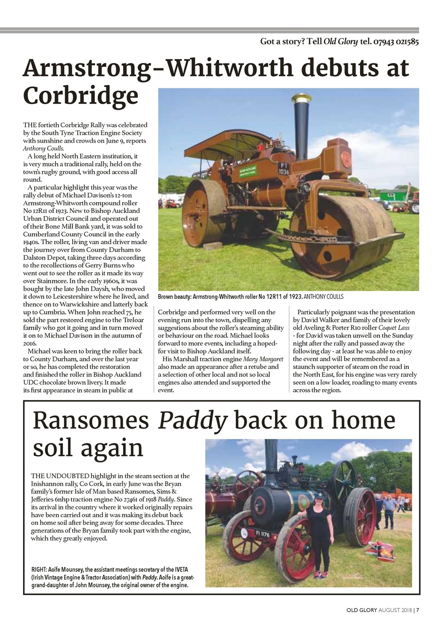 Old Glory Magazine Preview Pages