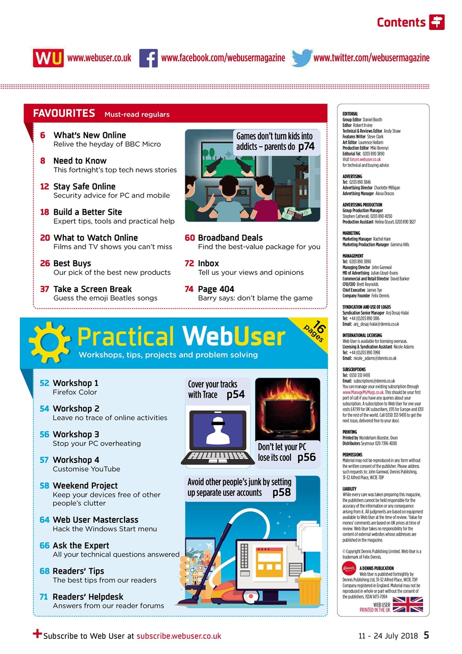 Webuser Preview Pages