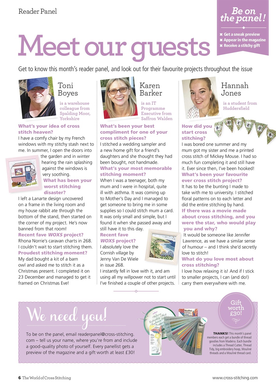 The World of Cross Stitching Preview Pages