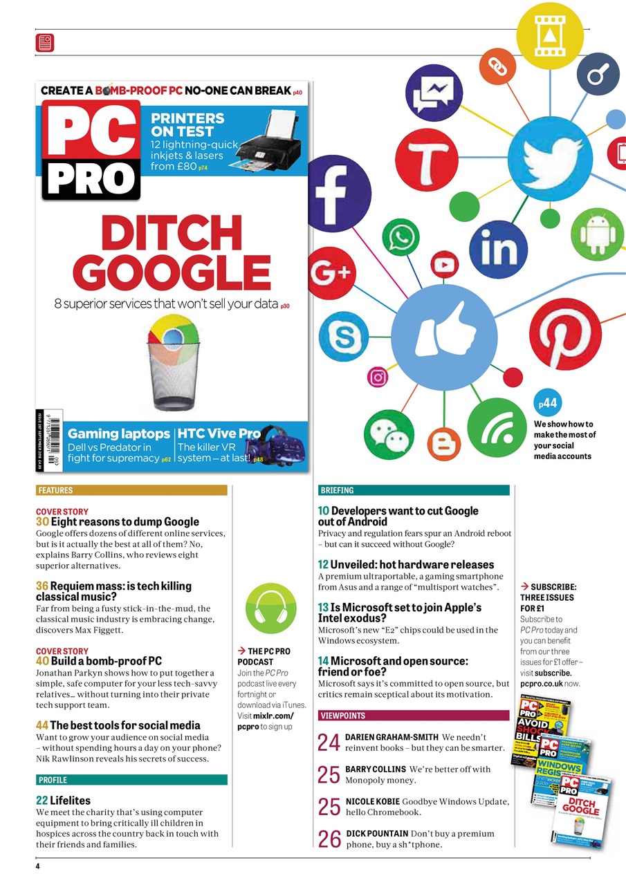 PC Pro Preview Pages